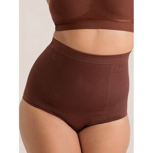 Shapermint Essentials High Waisted Shaper Panty Brown 54008 XL/2XL